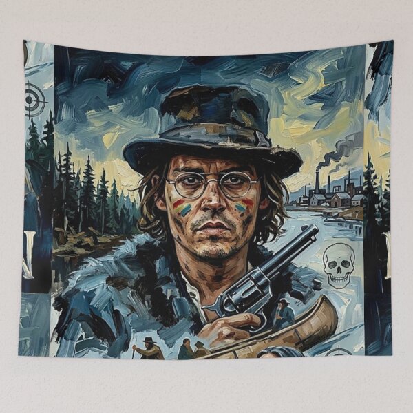 Item preview, Journey to the Frontier – Dead Man Fine Art Print designed and sold by Art's Diner.