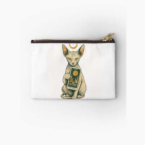 Item preview, Occult Sphynx Cats Tarot Card Vintage Cat Art designed and sold by Region.