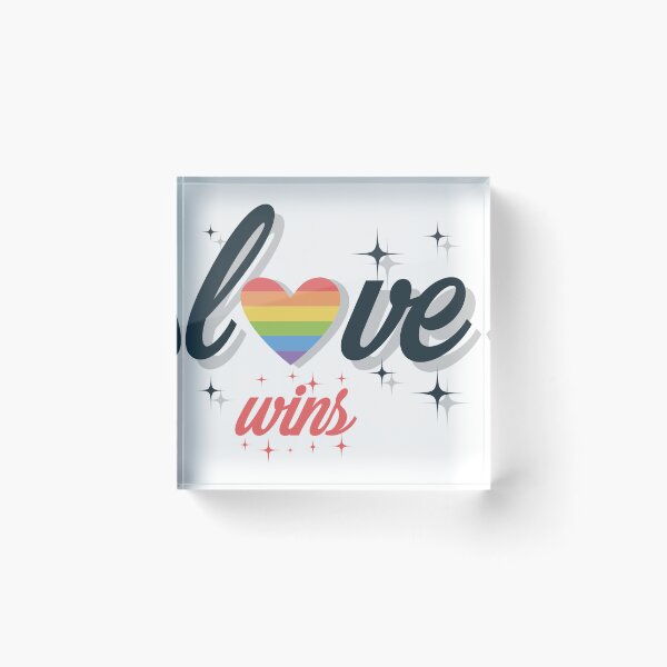 Item preview, Love Wins Rainbow Pride Heart – LGBTQ+ Pride Month Design designed and sold by Lunatik Cat.