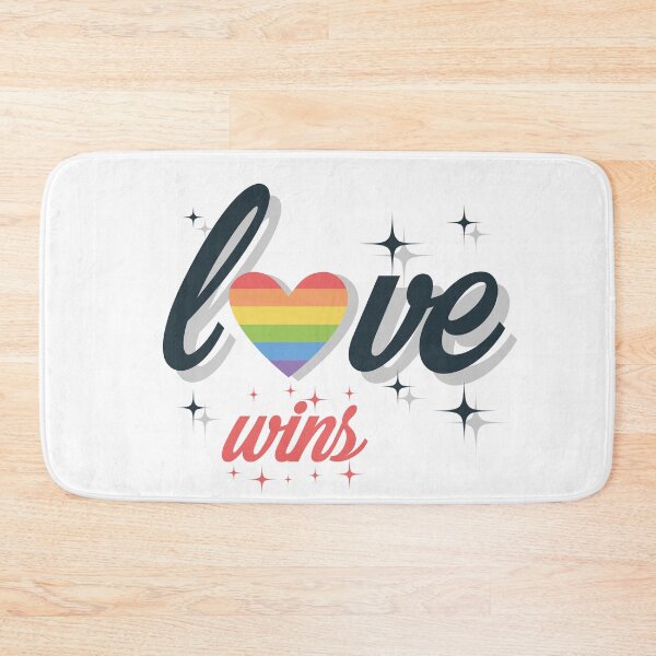 Item preview, Love Wins Rainbow Pride Heart – LGBTQ+ Pride Month Design designed and sold by Lunatik Cat.