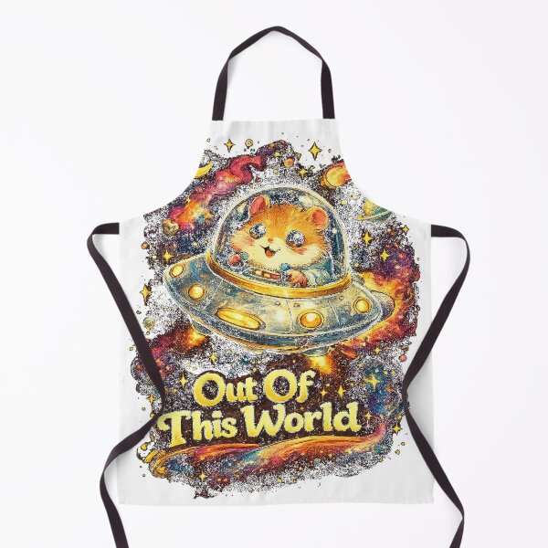Item preview, Out Of This World – Cute Space Hamster Cartoon designed and sold by NarpLTD.