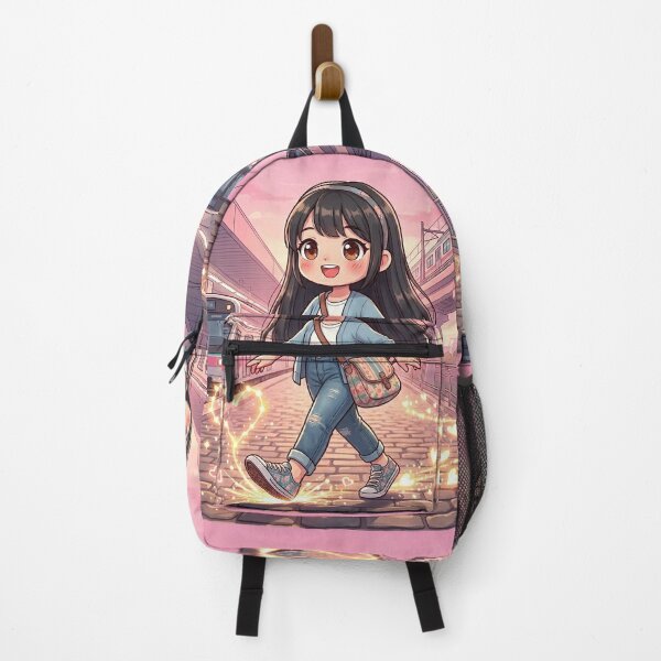 Item preview, Chibi Girl Walking Subway Station designed and sold by Azurart2.
