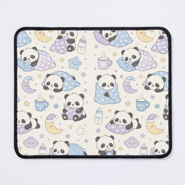 Item preview, Panda Cozy Blanket Kawaii Pattern designed and sold by Soft Berry Studio.