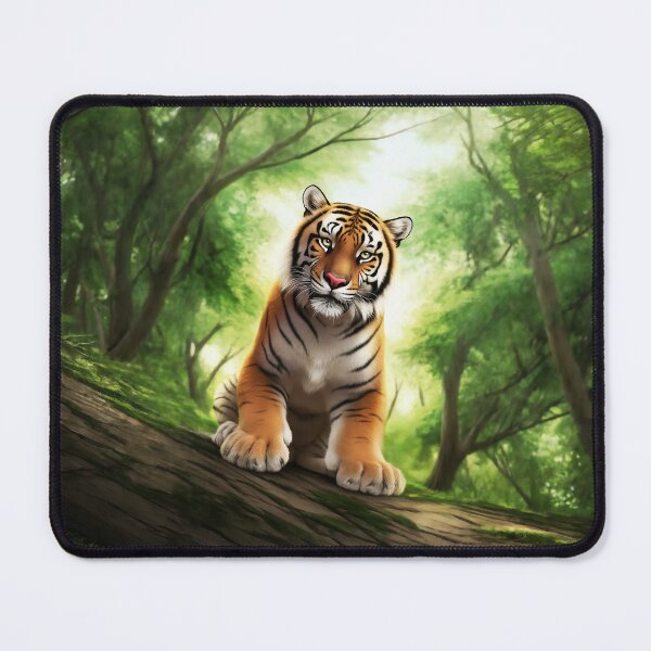 Item preview, Tiger Wanders Through the Trees designed and sold by nikkolaus.