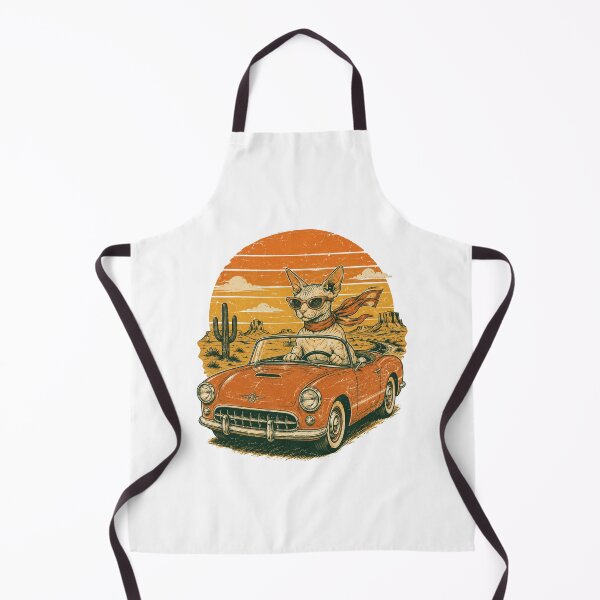 Item preview, Retro Sphynx Cats Road Trip Vintage Desert Cat designed and sold by Region.
