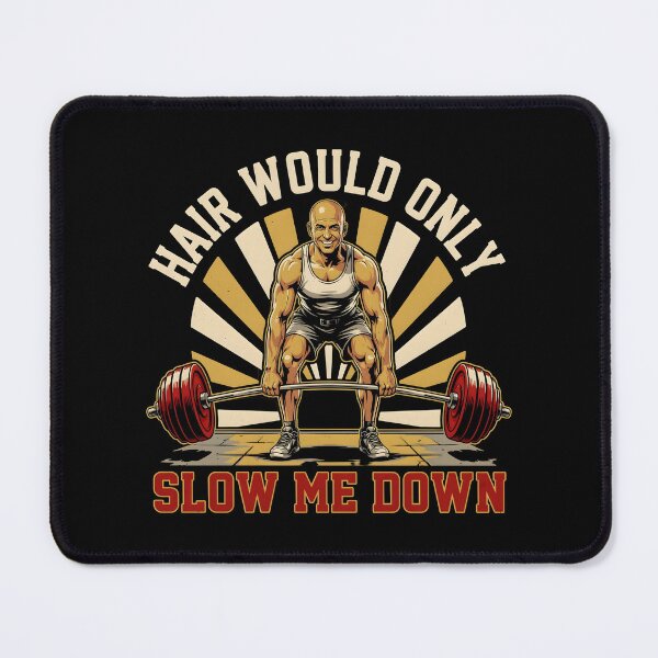 Item preview, Hair Would Only Slow Me Down Dad Humor Retro Sarcastic Humor for Bald Men designed and sold by Redgiant87x.