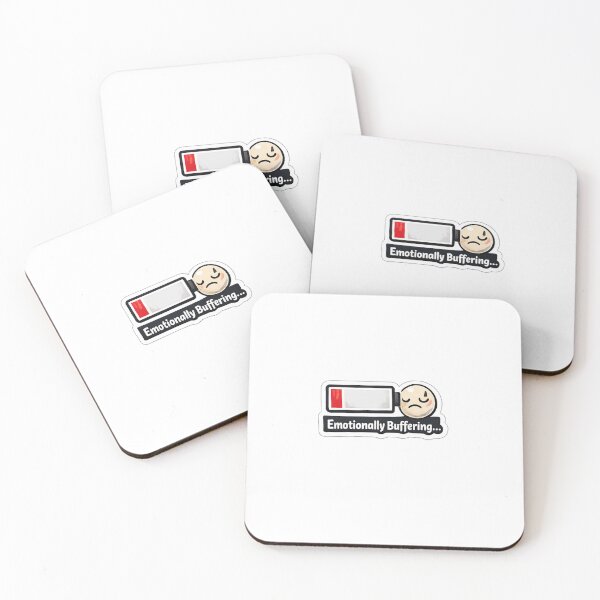 Item preview, Emotionally Buffering Funny Low Battery designed and sold by trippinimages.