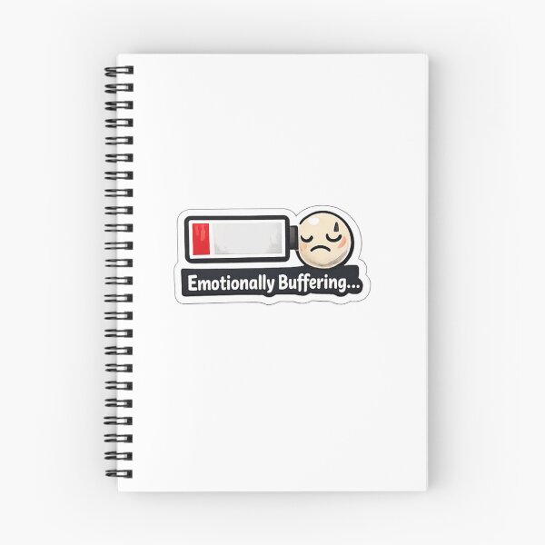 Item preview, Emotionally Buffering Funny Low Battery designed and sold by trippinimages.