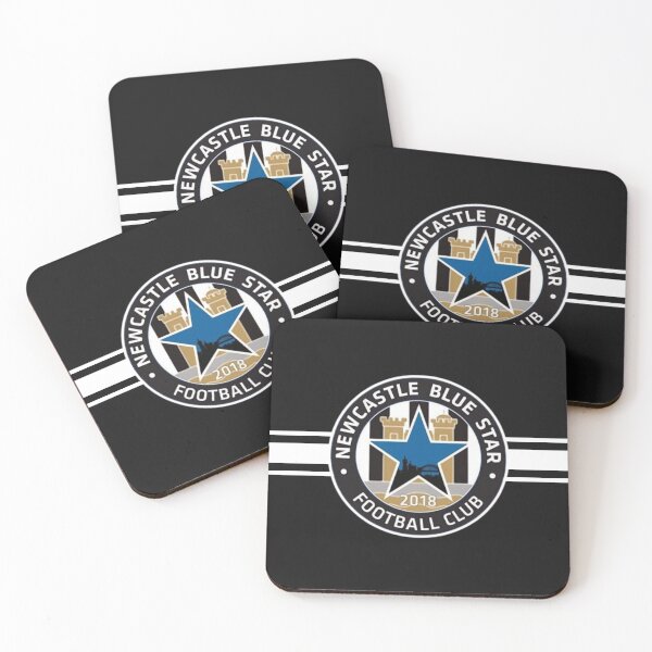 Item preview, Newcastle Blue Star designed and sold by Footy-Maps.