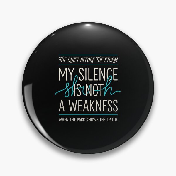 Item preview, Quiet Before Storm  Silence No Weakness designed and sold by artlife4.