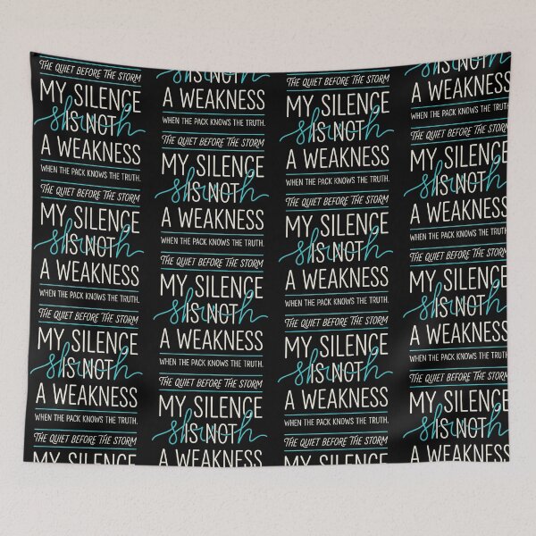 Item preview, Quiet Before Storm  Silence No Weakness designed and sold by artlife4.