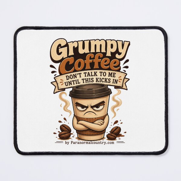 Item preview, Grumpy Coffee designed and sold by ParanormalCount.