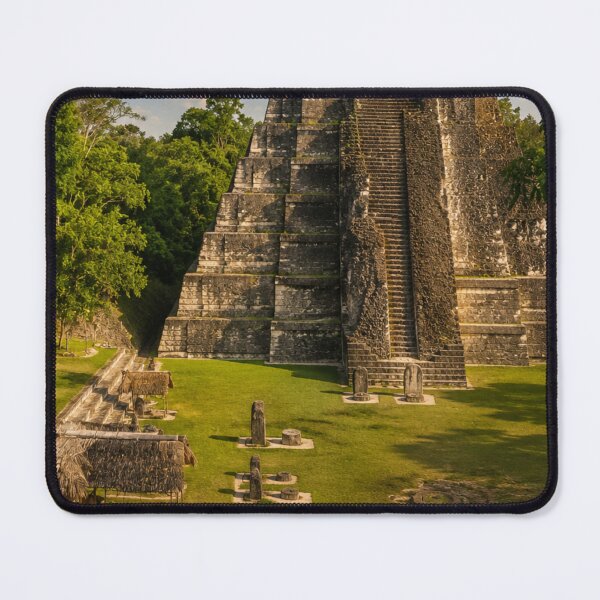 Item preview, Tikal Guatemala Ancient Maya City Vintage Travel Poster designed and sold by ElartedeNoel.