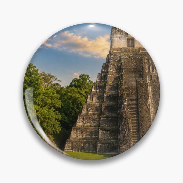 Item preview, Tikal Guatemala Ancient Maya City Vintage Travel Poster designed and sold by ElartedeNoel.