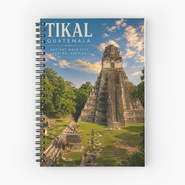 Artikelvorschau, Tikal, Guatemala – Antike Maya-Stadt – Vintage-Reiseposter entworfen und verkauft von ElartedeNoel.