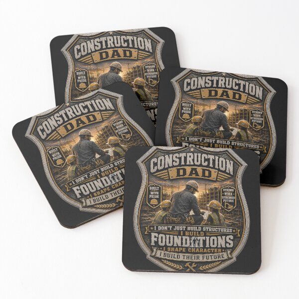 Item preview, SuperDad - Construction Dad Badge designed and sold by MetusArt.