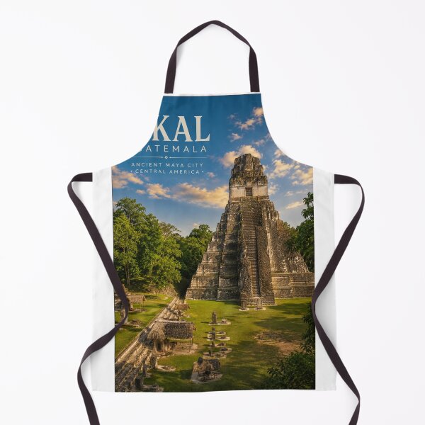 Item preview, Tikal Guatemala Ancient Maya City Vintage Travel Poster designed and sold by ElartedeNoel.
