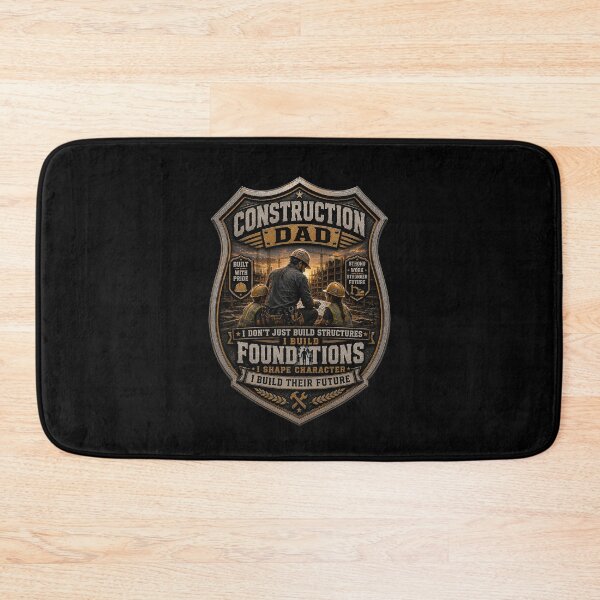 Item preview, SuperDad - Construction Dad Badge designed and sold by MetusArt.