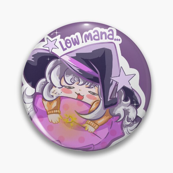 Item preview, Witch low mana Button  designed and sold by Studio Ilustra Artt.
