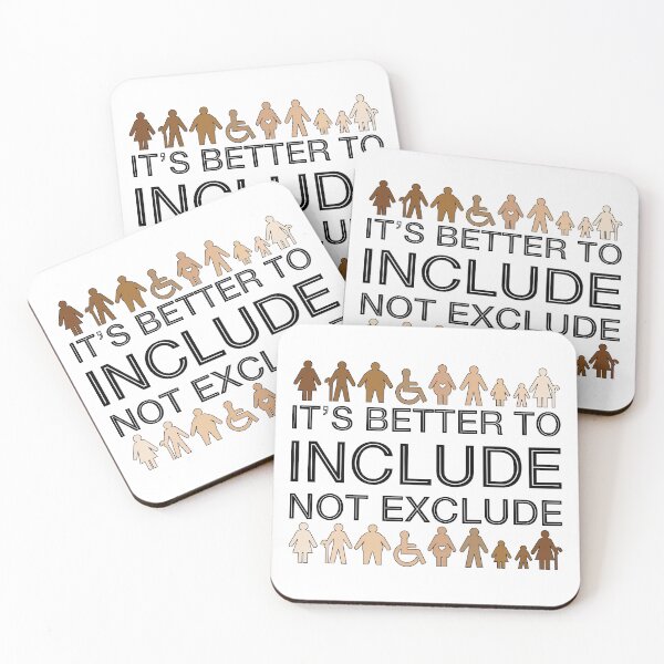 Item preview, It's Better To Include, Not Exclude: Shapes & Sizes (Skin Tones) designed and sold by SarahJosArt.
