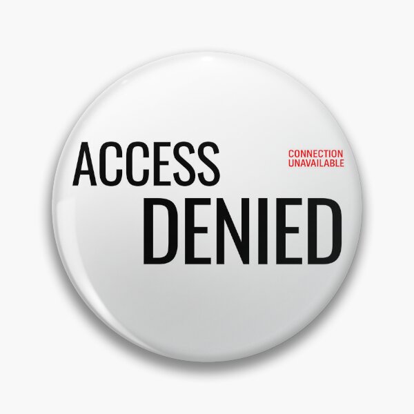 Item preview, Access Denied Minimalist Typography Streetwear designed and sold by No Excuses Supply.