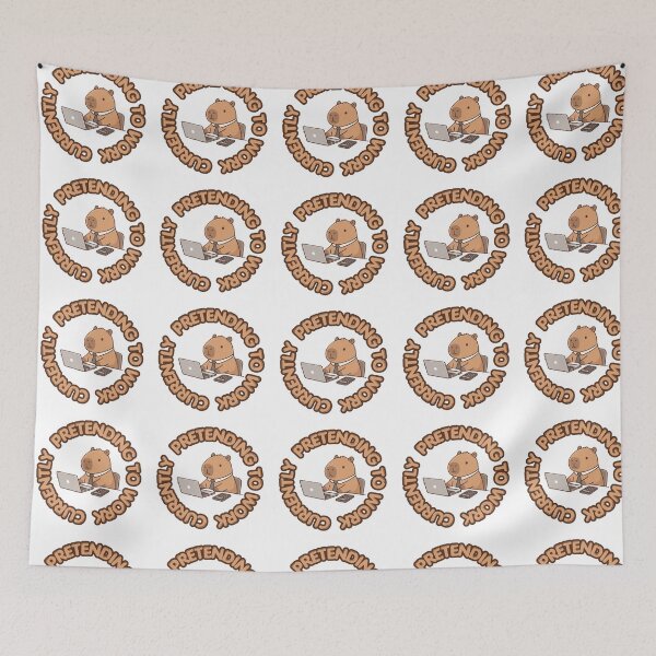 Item preview, Kawaii Animals - Cute Capybara designed and sold by madebyjulia7.