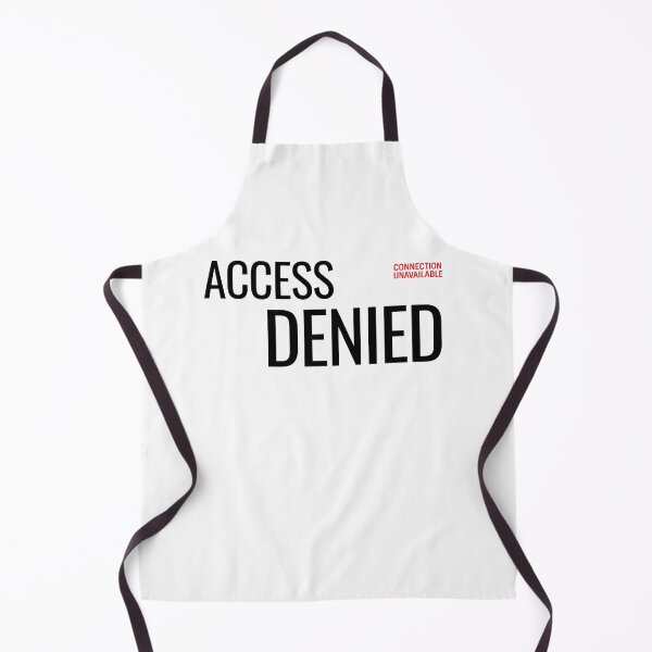 Item preview, Access Denied Minimalist Typography Streetwear designed and sold by No Excuses Supply.
