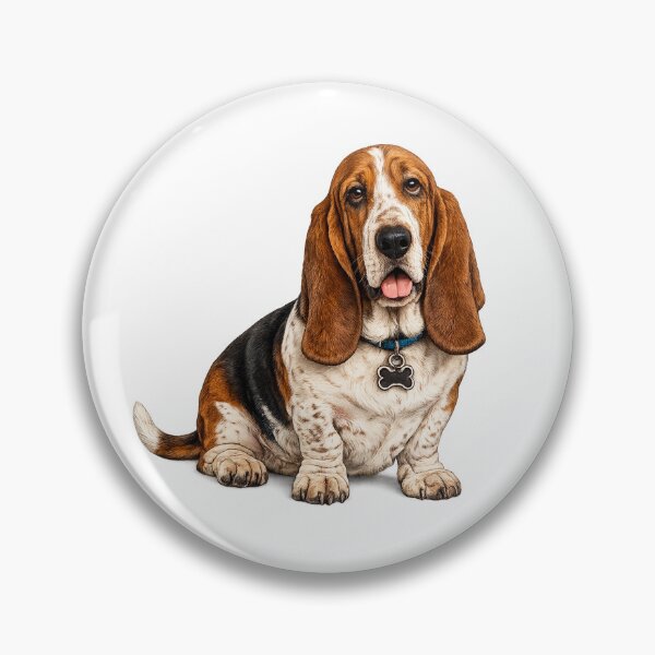 Item preview, Basset Hound dog designed and sold by BackgroundND.