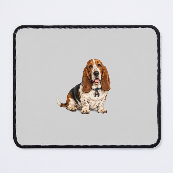 Item preview, Basset Hound dog designed and sold by BackgroundND.