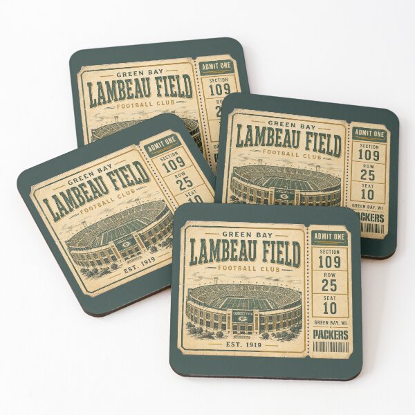 Item preview, Lambeau Field Vintage Ticket Shirt, Green Bay Football Club Retro Stadium Tee designed and sold by GhostDawgs.