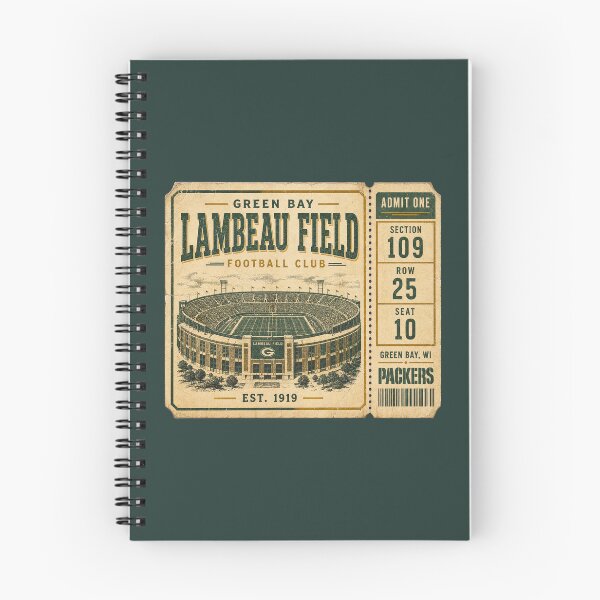 Item preview, Lambeau Field Vintage Ticket Shirt, Green Bay Football Club Retro Stadium Tee designed and sold by GhostDawgs.