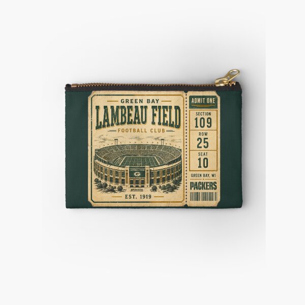 Item preview, Lambeau Field Vintage Ticket Shirt, Green Bay Football Club Retro Stadium Tee designed and sold by GhostDawgs.