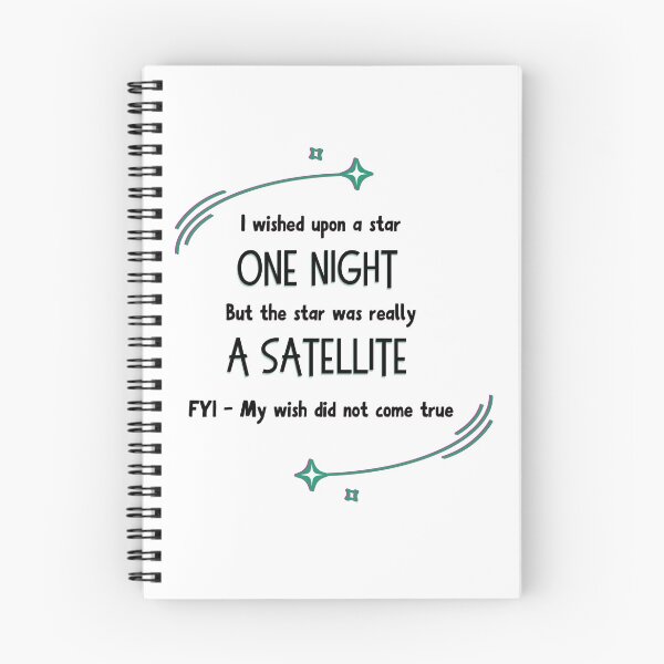 Item preview, Funny I Wished Upon A Star But It Was A Satellite Retro Glitch Design designed and sold by SunandShade.