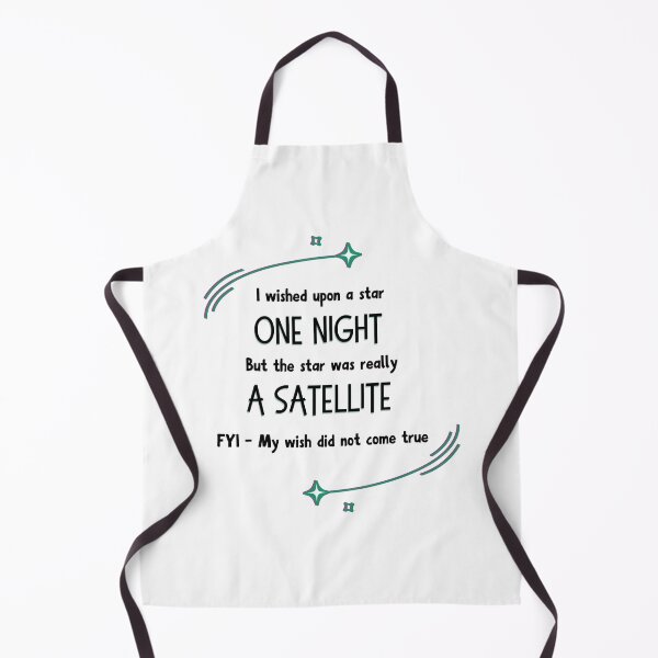 Item preview, Funny I Wished Upon A Star But It Was A Satellite Retro Glitch Design designed and sold by SunandShade.