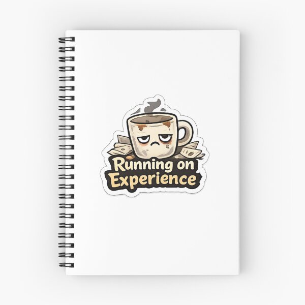 Item preview, Running on Experience Funny Coffee  designed and sold by trippinimages.