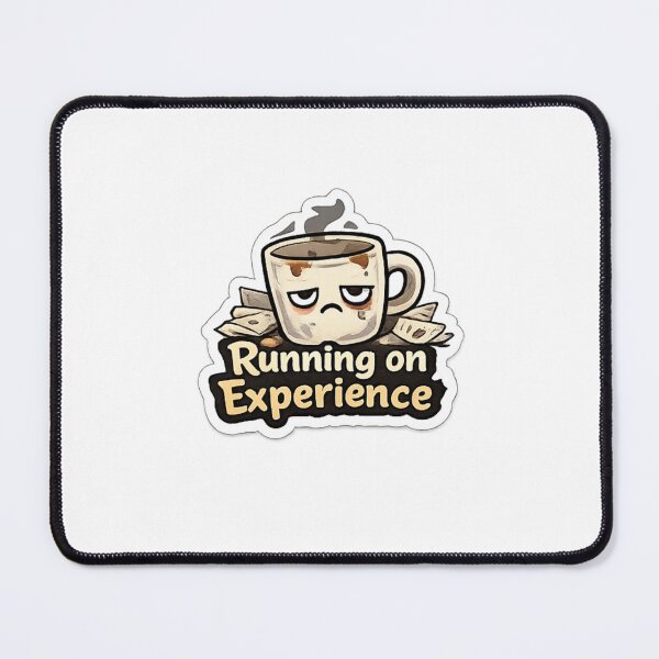 Item preview, Running on Experience Funny Coffee designed and sold by trippinimages.