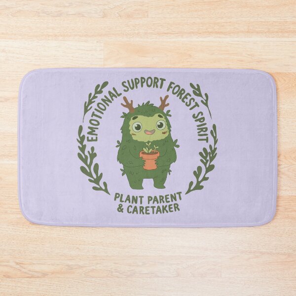 Item preview, Emotional Support Forest Creature Plant Parent Illustration designed and sold by LeshanArt.