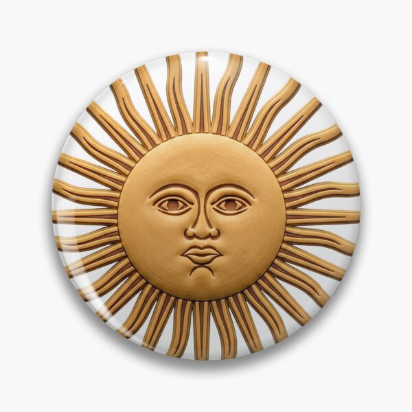 Item preview, Argentine May Sun Sculptural Golden Relief designed and sold by Raices del Litoral .