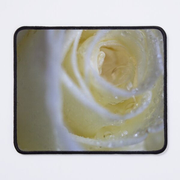 Item preview, White Rose Macro with Morning Dew Drops designed and sold by MariaAteva.