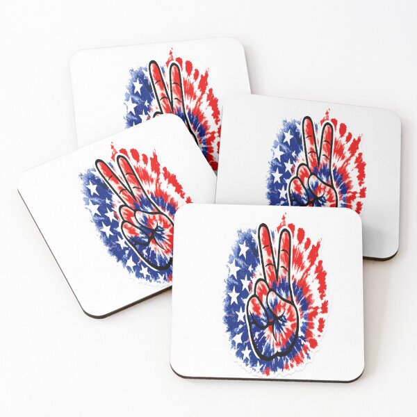 Item preview, Patriotic Tie Dye Peace Sign designed and sold by peteys71.