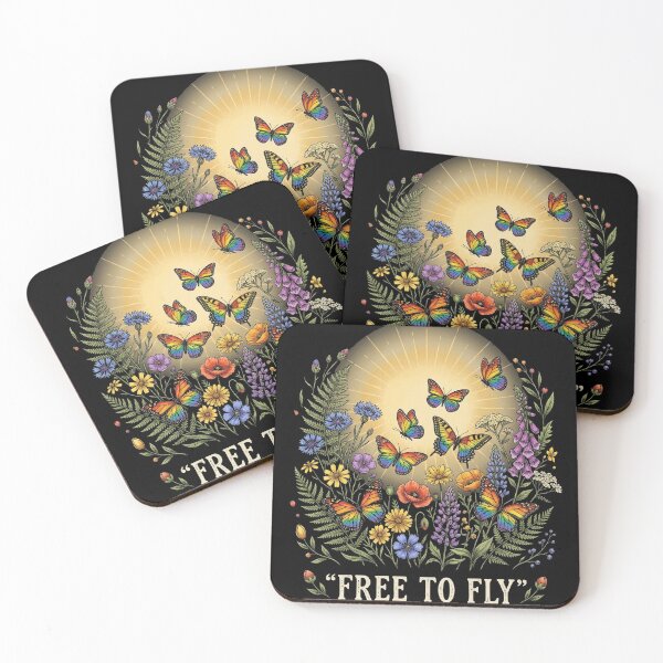 Item preview, Rainbow Butterfly Free To Fly Wildflowers Botanical Garden S designed and sold by longngusuc.