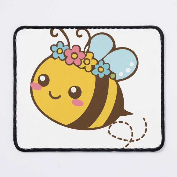 Item preview, Kawaii Bumble Bee Whith Flower designed and sold by BetweenForms.