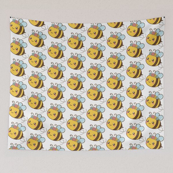 Item preview, Kawaii Bumble Bee Whith Flower  designed and sold by BetweenForms.