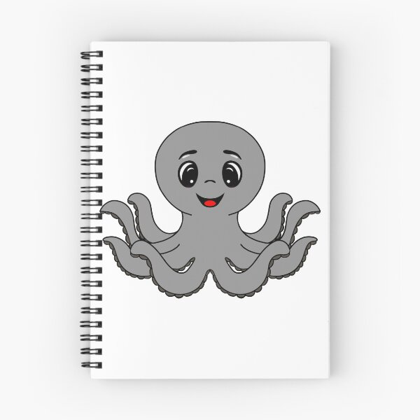 Item preview, Cute Happy Cartoon Octopus designed and sold by Sartoris Art.