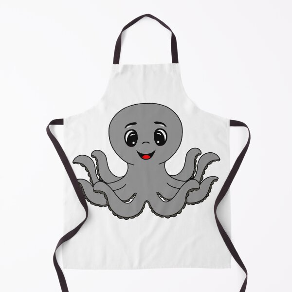 Item preview, Cute Happy Cartoon Octopus designed and sold by Sartoris Art.