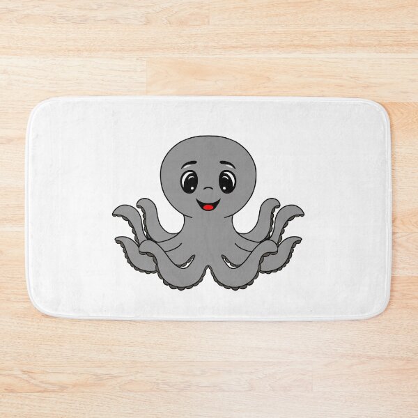 Item preview, Cute Happy Cartoon Octopus designed and sold by Sartoris Art.