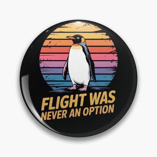 Item preview, Flight Was Never an Option Funny Penguin designed and sold by Millsoft.