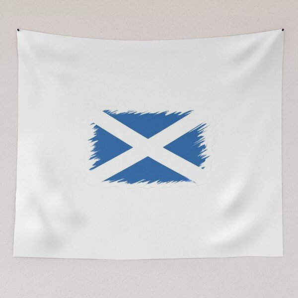 Item preview, Scotland Flag – St Andrew’s Cross Blue and White designed and sold by Lellenatavarez.