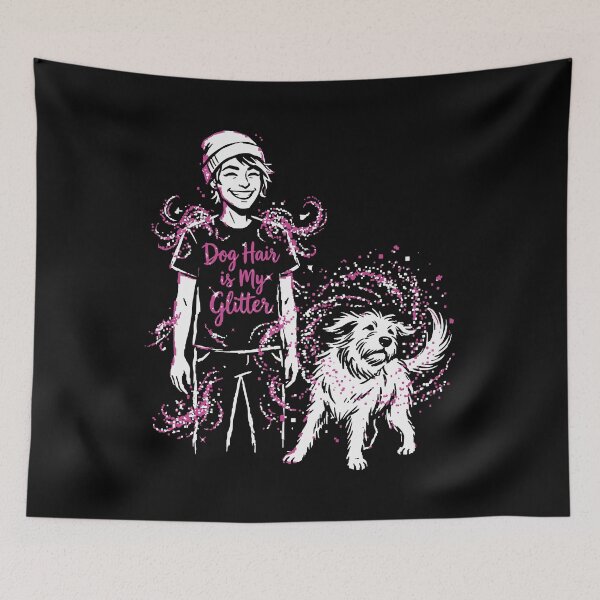 Item preview, Dog Hair Is My Glitter Funny Dog Parent designed and sold by XYZ LAB by Jesuperman.