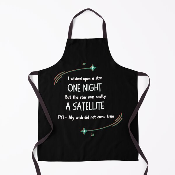 Item preview, Funny I Wished Upon A Star But It Was A Satellite Retro Glitch Design designed and sold by SunandShade.